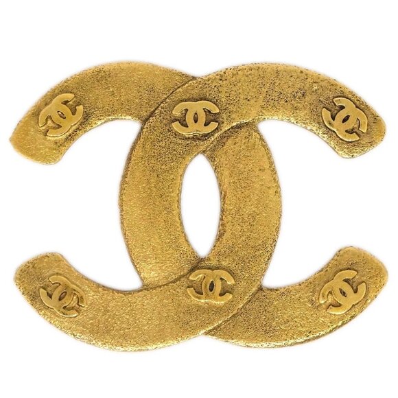 Chanel CC Brooch Pin Gold 29/1264 176416 - Picture 1 of 4